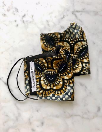 Set van 2 Vlisco Mondkapjes