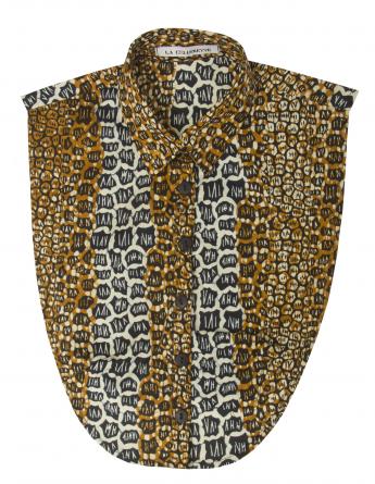 Leopard Vlisco Kraag