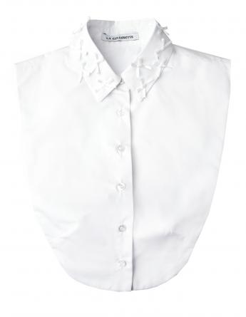 Petit blanc bow kraagje