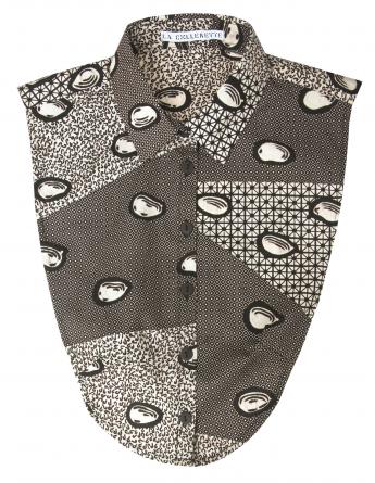 Salt and Pepper Vlisco Collar